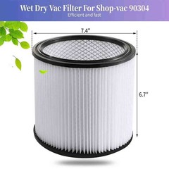 1 Pack Filter Cartridges 90304 90350 90333 Type U for Shop Vac Wet/Dry Vacs