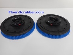 Set (2) Tennant 399244 T5 Nobles SS5 16″ Floor Scrubber Poly Brushes .030