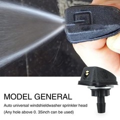 Pack-2 Car Front Windshield Washer, Automotive Wiper Nozzles, 0.31″ Sprayer H…