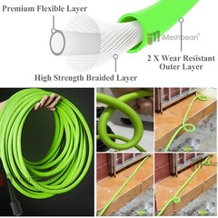 50FT 3600PSI Replacement High Pressure Power Washer Hose-3/8″ Swivel QC Flexible