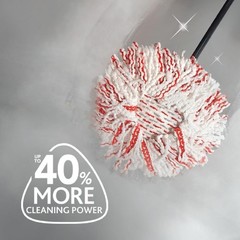 O-Cedar EasyWring Deep Clean Microfiber Refill 1 Pack for Spin Mop and Bucket