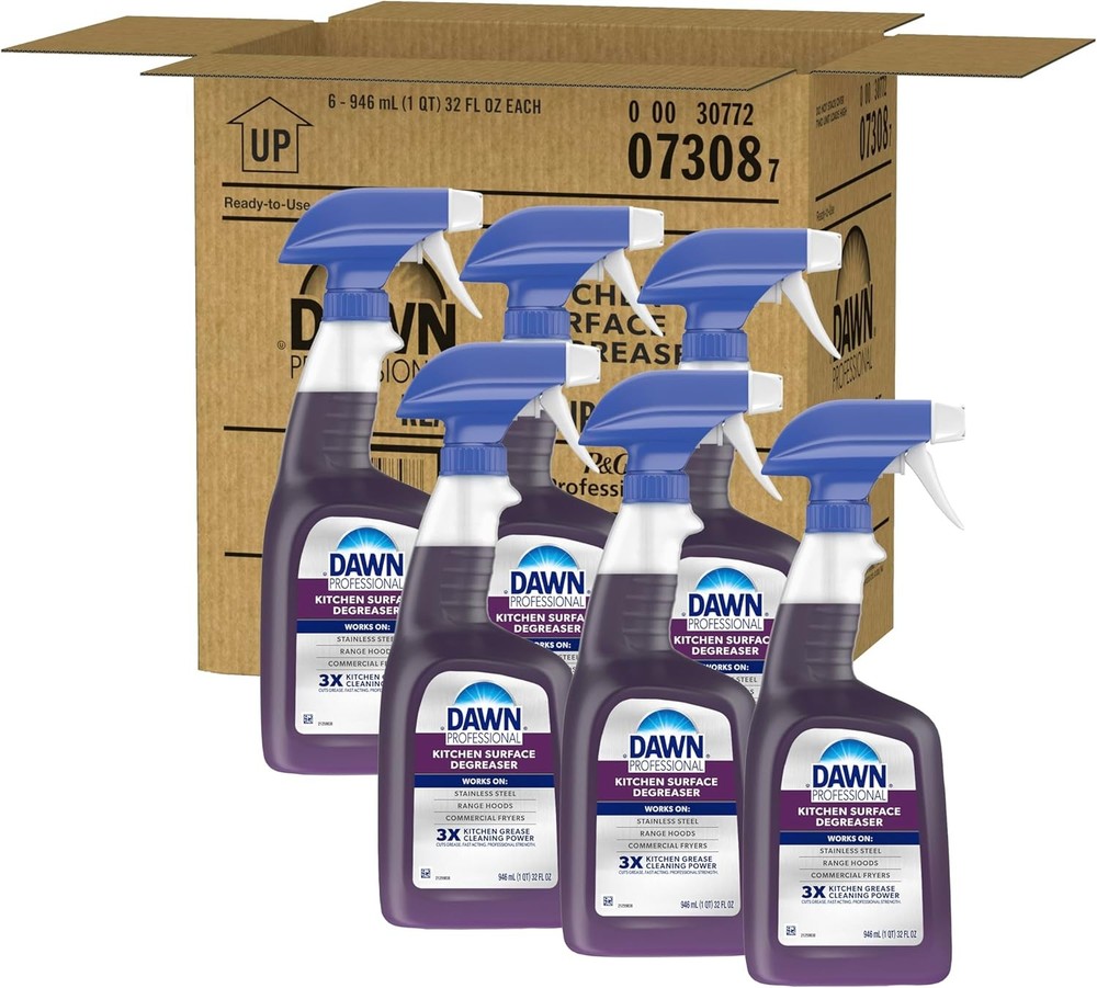 P&G Professional DAWN Kitchen Surface Degreaser – 32 Oz (Case of 6) – For…