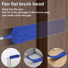 Retractable Gap Dust Cleaner Brush with Long Handle (30 to 100 43*5*3, Blue