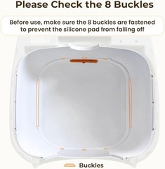 TYpro Self-Cleaning Cat Litter Box Silicone Pad – Durable, Non-Slip, Protects
