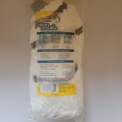 New Quickie Clean Results Microfiber Scrubber Mop Head Refill
