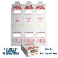 Catchmaster 288i Spider & Insect Glue Traps, Non-toxic Pest Control – 72 traps!