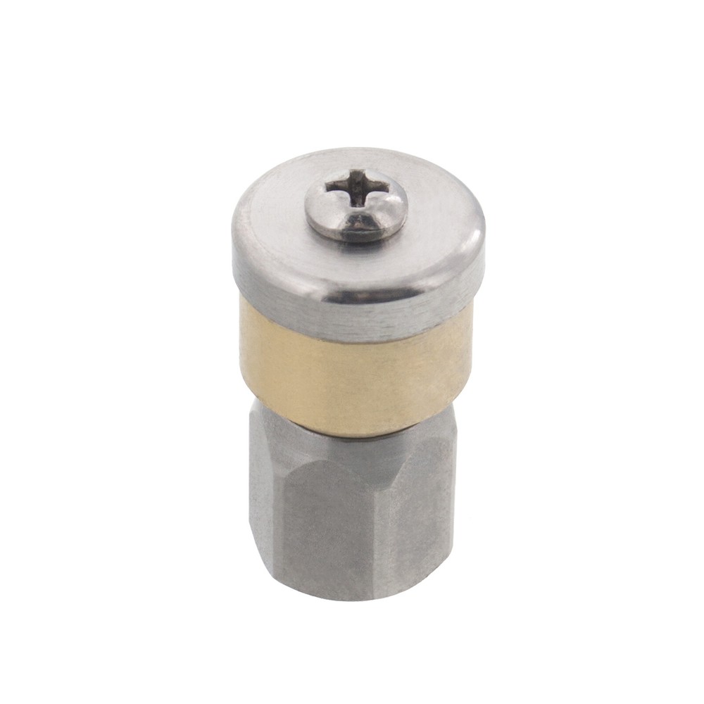 Erie Tools Rotating 1/8″ Sewer Jetter Nozzle for Drain Cleaning 3.0 Orifice