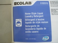 ECOLAB 6100916 Home-Style Liquid Laundry Detergent 2.5 gallon