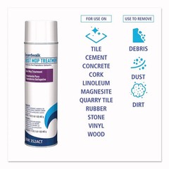 Boardwalk 352AEA 17 oz Aerosol Spray Dust Mop Treatment – Pine Scent New