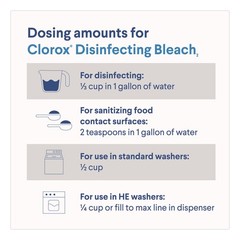REGULAR BLEACH WITH CLOROMAX TECHNOLOGY, 81 OZ BOTTLE, 6/CARTON