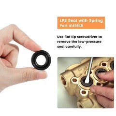 34262 Seal Kit for Cat Pump 66DX 6DX Pressure Washer Pump 66DX40G1I, 6DX35G1I