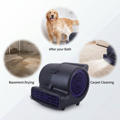 1/2 HP Air Mover High power copper motor heavy-duty housing with Carry handle