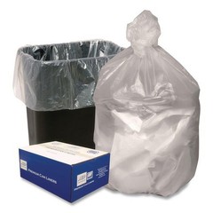 Ultra Plus Can Liners, 60 gal, 38″ x 60″, Natural, 20 Bags/Roll, 10 Rolls/Carton