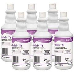 6x Diversey Oxivir Tb Liquid Surface Disinfectant Cleaner 32 oz./1 Quart