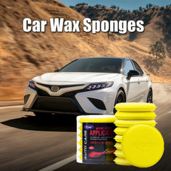 12x Car Waxing Polish Foam Sponge Pads Wax Applicator Cleaning Detailing Sponge