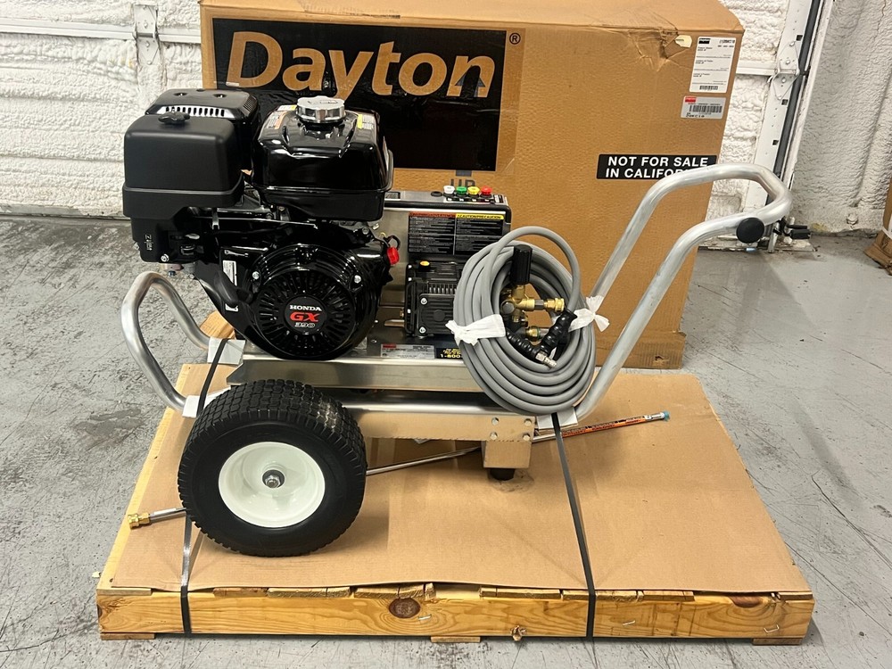 Commercial DAYTON 20KC10 Pressure Washer 3,800 psi Cold 13 HP GBA-3800-0DAH