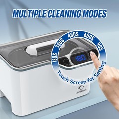 LifeBasis Ultrasonic Cleaner – 45kHz Professional Ultrasonic Jewelry Clean