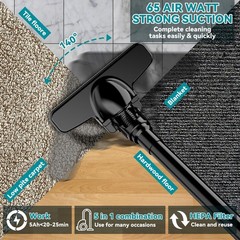 KXX Cordless Vacuum for makita 18V Battery, Handheld Electric Power Blue