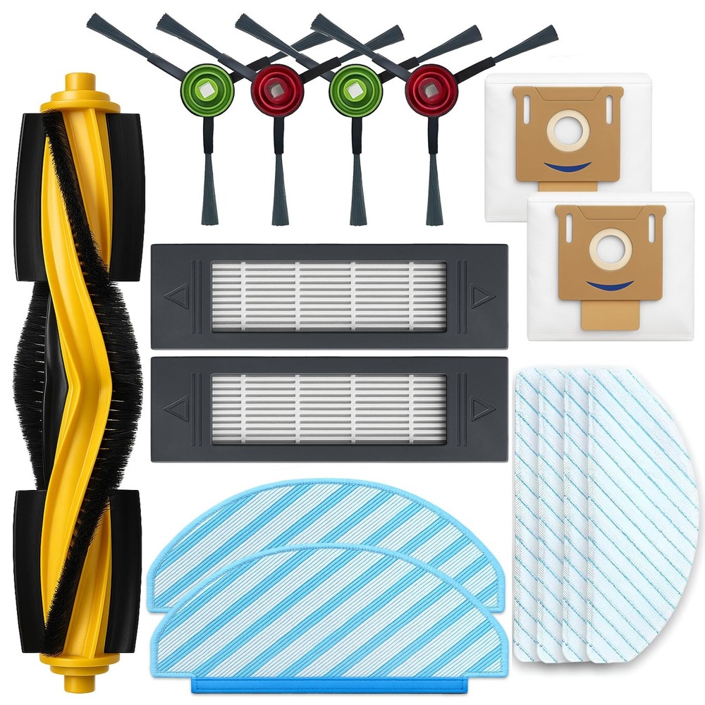 DVX34 Accessories Kit for Yeedi Vac 2 Pro/Vac/Vac Max/Vac Station Robot Set A