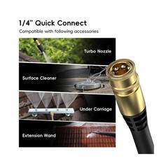 2026 Upgraded Pressure Washer, Portable Power Washer, 4 Quick-Connect Nozzles…