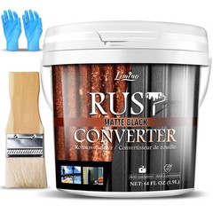 Rust Converter 64 fl. oz – Black Metal Primer & Rust Remover for Cars