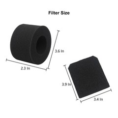 Cherimo Replacement Filter for Dirt Devil UD76410V Multi-Surface Total white