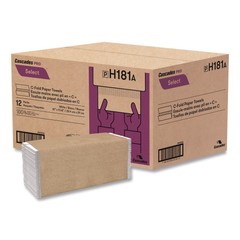 Cascades PRO H181 3.75″ x 10″ 1-Ply C-Fold Paper Towels – WT (12 PK/CT) New