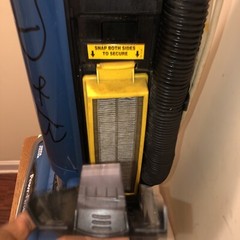Powr-Flite Wide Track Bagless Upright HEPA Vacuum – 1-Gallon, Model# PF82HF