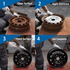 Rust Converter & Metal Primer WaterBased Rust Repair, 1 Quart 2Pack
