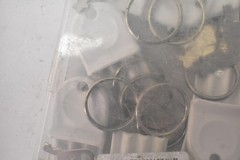 NQUEPN Paper Towel Dispenser Keys Set 20pcs Universal Plastic & Metal Rings