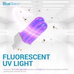BlueStars 6-Pack 7W 41050 Replacement UV Light Bulbs for Indoor DynaTrap Uv