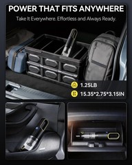 Handheld Car Vacuum Cleaner Cordless with 23000pa High Power Yellow Black