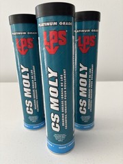 Lps 70814 Bearing Grease With Molybdenum Disulfide, 14 Oz, Cartridge, Gray