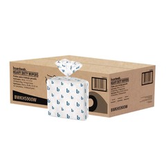 Boardwalk HS900W 12 in. x 13 in. Hydrospun Wipers – WT (50/Bag, 18 Bags/CT) New