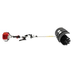 52cc Gas Power Hand Held Sweeper Broom Driveway Turf Artificial Grass Snow Clean