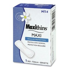 HOSPECO MT4FS No. 4 Maxithins Vended Sanitary Napkins (100/Carton) New