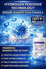 Diversey Oxivir TB Disinfectant Wipes 160/Can 12/Case Hospital Grade 4599516