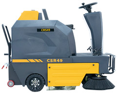 49″ Ride-On Floor Sweeper, 21Gal 48V 4*67Ah, CSR49