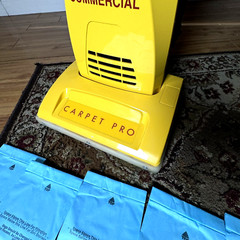 CARPET PRO COMMERCIAL UPRIGHT VACUUM MODEL CPU4T