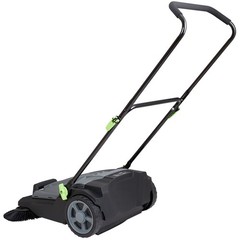 Walk-behind Hand Push Floor Sweeper, 25.6″ Sweeping Width Floor Sweeper Manual N