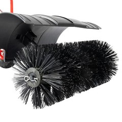 52cc 2 Stroke Gas Power Sweeper Broom Driveway Turf Grass Snow Cleaning Machine