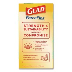 Glad 78900 Kitchen Drawstring Trash Bags – Gain Original/White (240/Carton) New