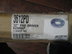 Carlisle 3612PD EZSnap 12″ Blue Value Rotary Short Trim Pad Driver