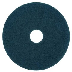3M 5300 Scrubbing Pad, 19 In, Blue, Pk5