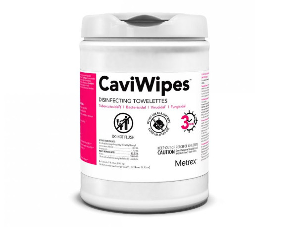 3 pack Metrex CaviWipes 3 Minutes Disinfecting Wipes Dental 160 Count EXP 2029