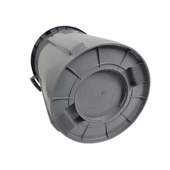 Magnum Tool Group Pro Series Trash Can 55 Gallon Plastic Grey