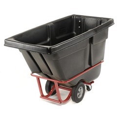 Tilt TRASH BIN – 850 lbs Capacity – 1/2 Cubic Yard – Portable – Waste – Garbage