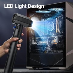 XJUGEZ 40CM XL COMPRESSED AIR DUSTER 180000RPM CORDLESS TURBO FAN 4-SPEED VACUUM