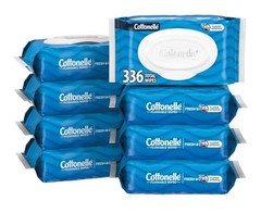 Cottonelle Fresh Feel Flushable Adult Wet Wipes 8 Flip-Top Packs 42 Wipes Each