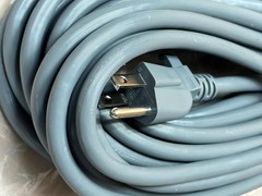 2x Pack Sanitaire E Upright Vacuums 50′ 3-Prong Power Cord – Grey Titanium – NEW
